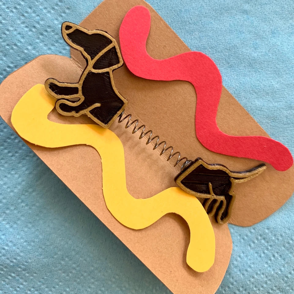 Made to Wiggle 3D Printed Pin