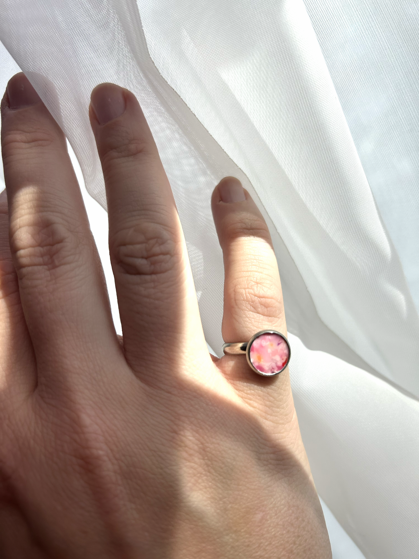 Hue Me For A Loop Recycled 3D Print Adjustable Ring