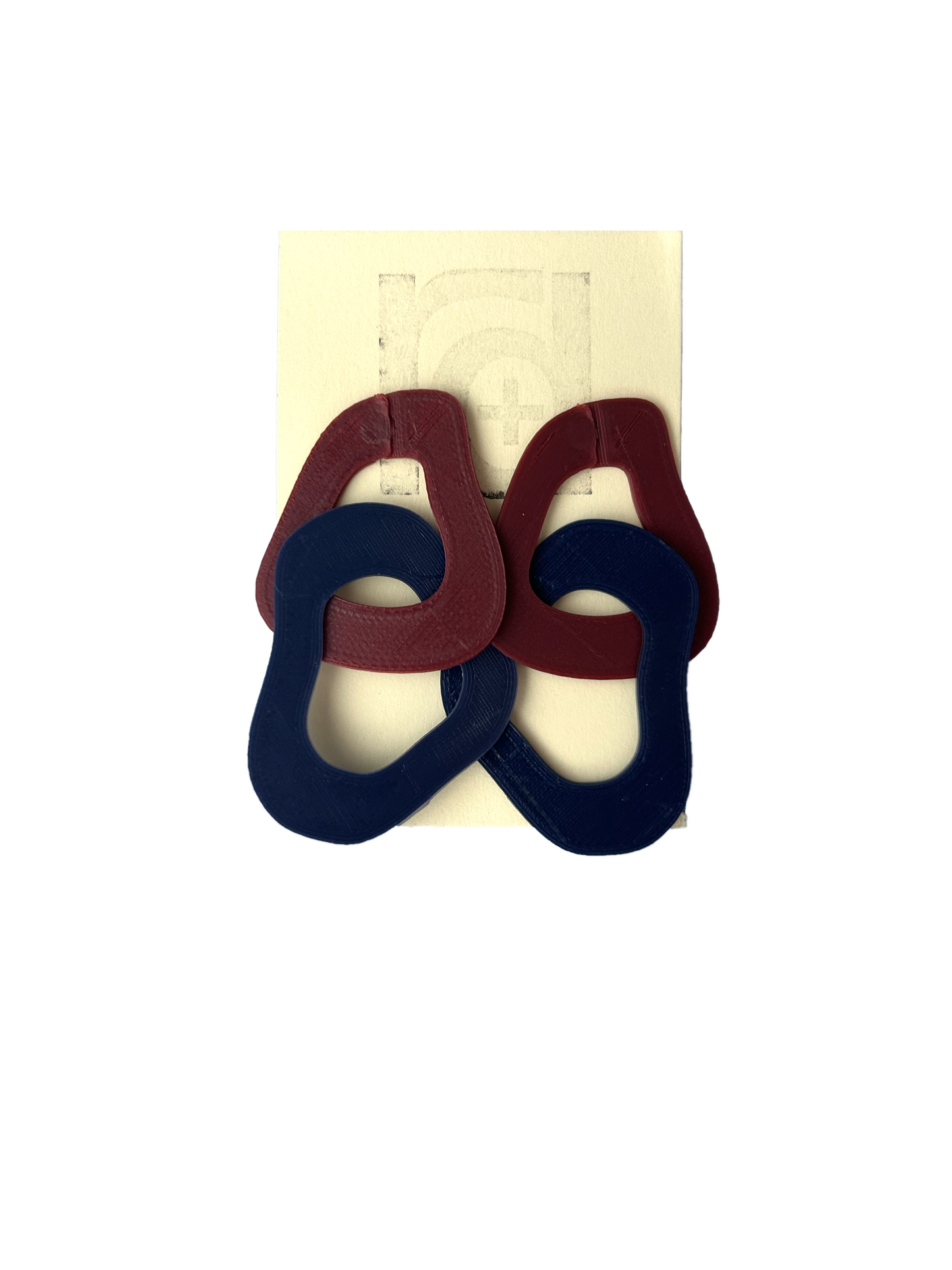 Link Up 3D Printed Earrings