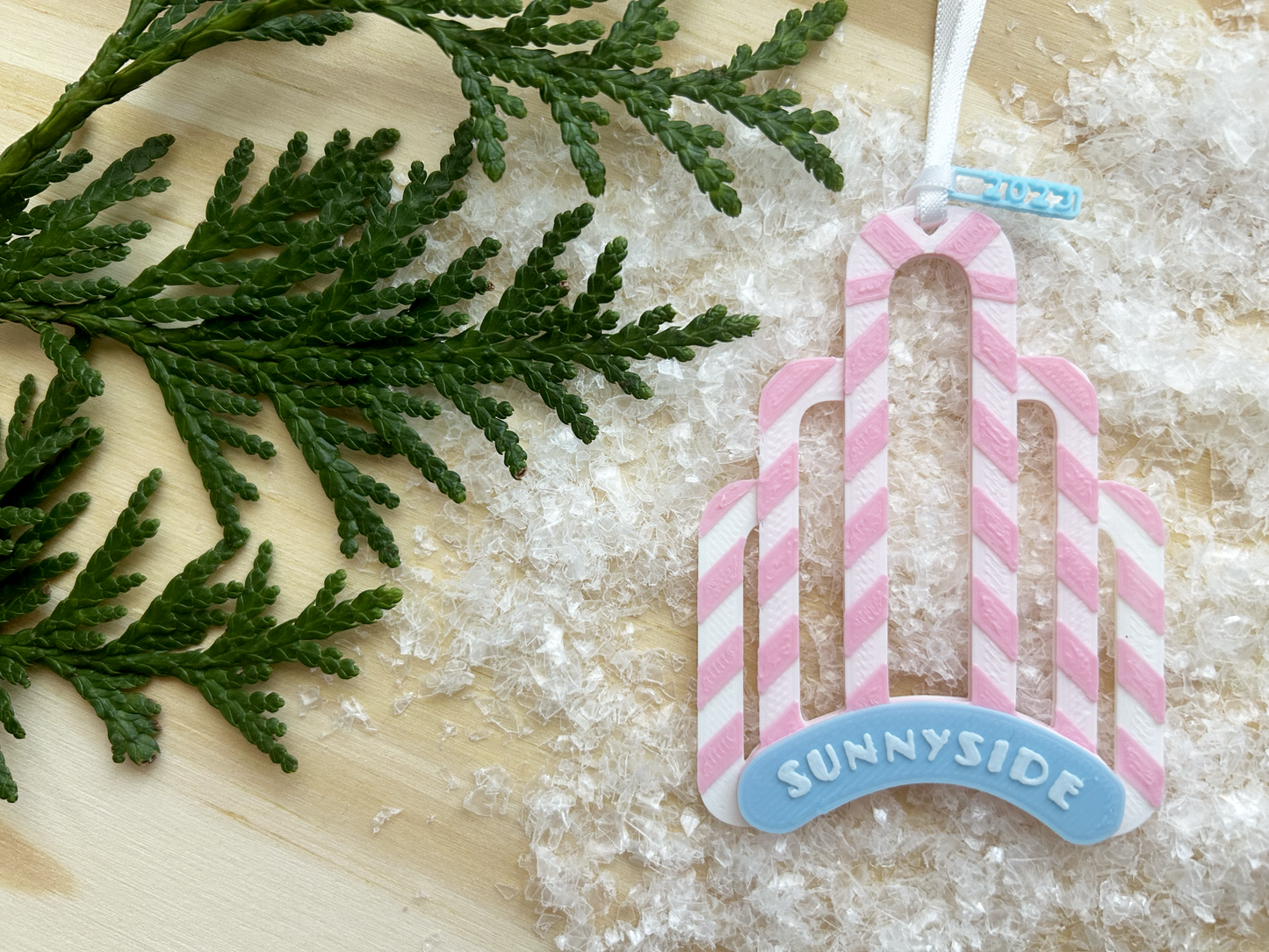 Mint to Be In Sunnyside 3D Printed Ornament