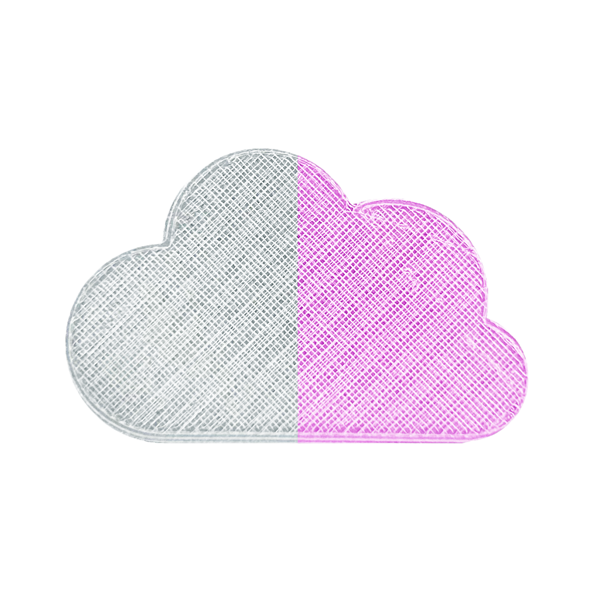 This is a sample of our specialty UV reactive eco friendly 3D printer filament. It seems impossible until you see it. In direct UV sunlight, this filament will turn from an opaque white to a bright hot pink.