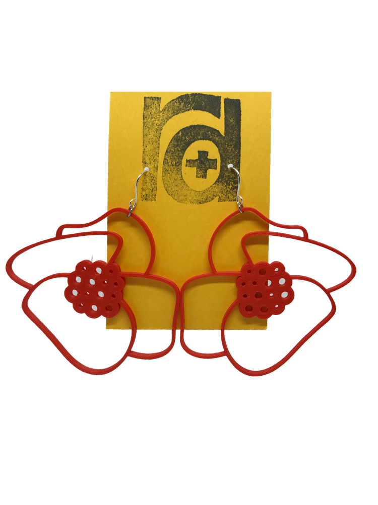 I Love It When You Call Me Big Poppy 3D Printed Earrings
