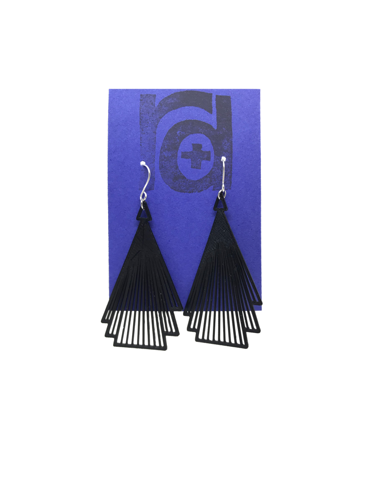 Drop it Like F. Scott 3D Printed Earrings