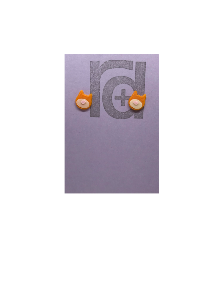 Looking Good, Feline Good 3D Printed Earrings