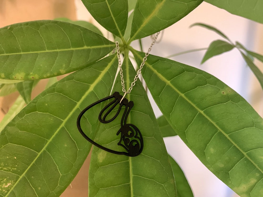 Slow Your Roll 3D Printed Necklace