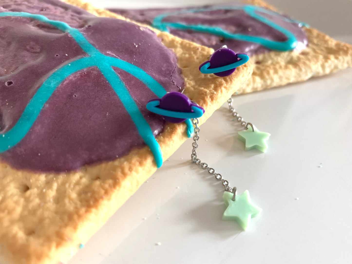 Return of Saturn 3D Printed Earrings