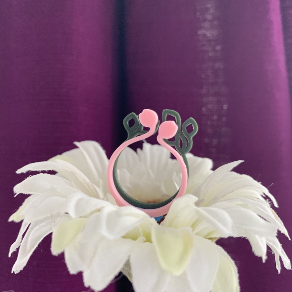 Read My Tulips, No More Winter 3D Printed Rings