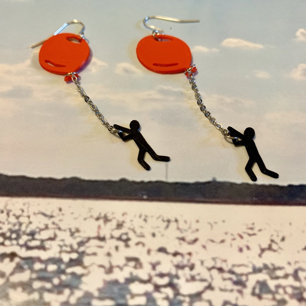Hang In There 3D Printed Earrings