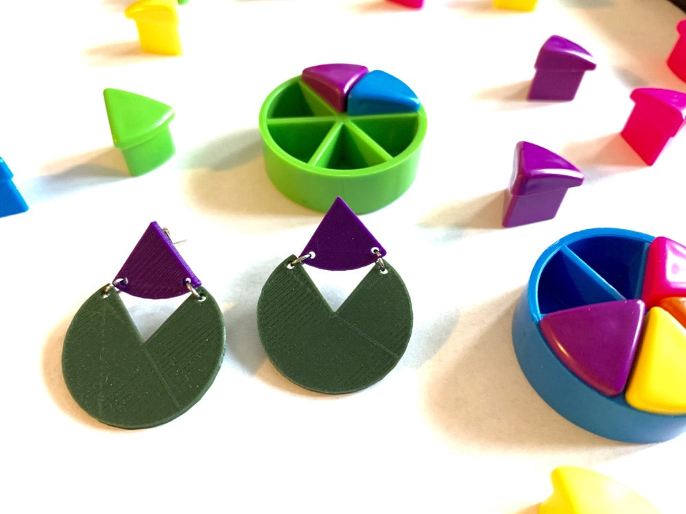 Not So Trivial 3D Printed Earrings