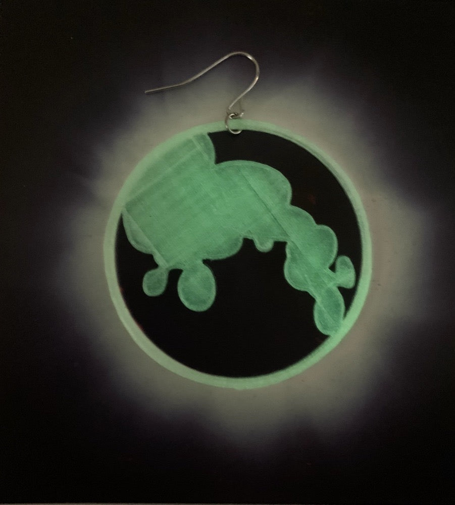 Lunacy 3D Printed Earrings
