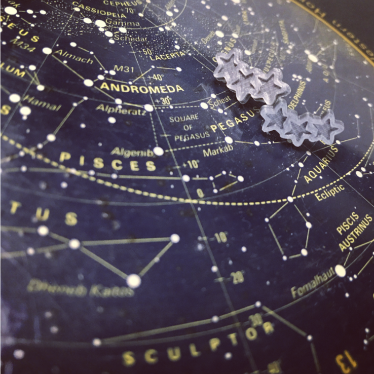 I Need Some Space 3D Printed Earrings