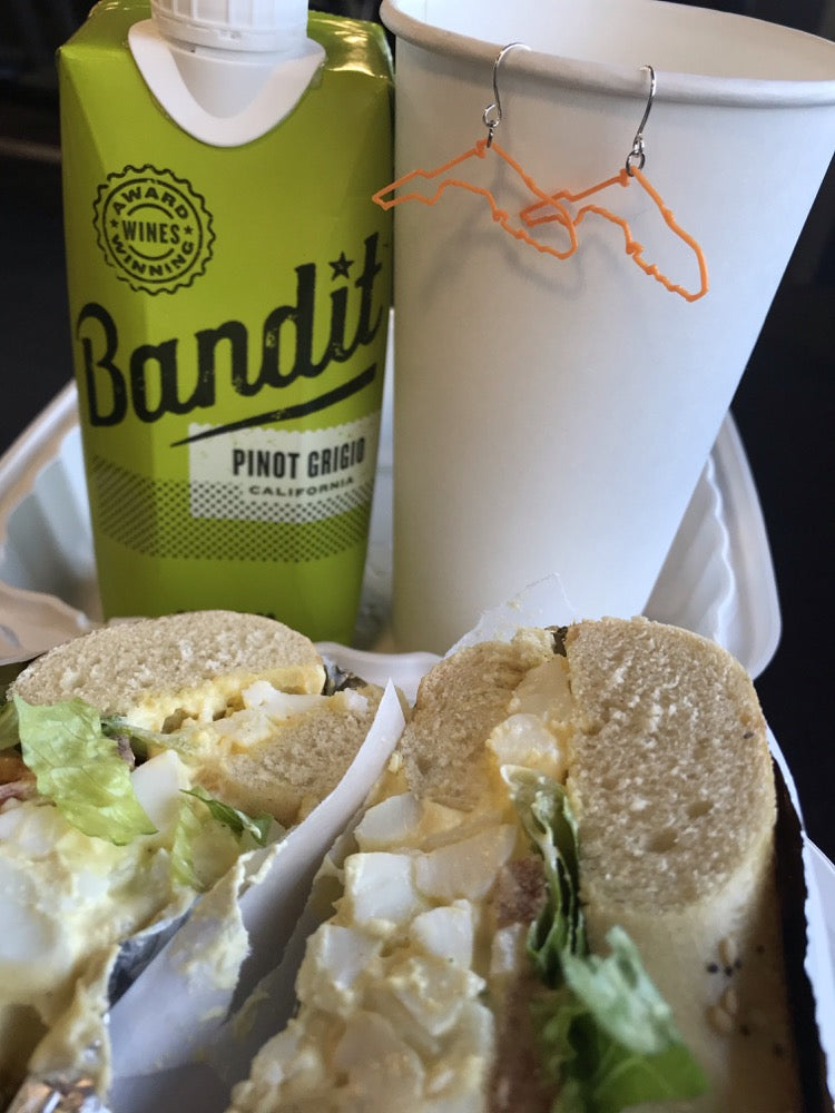 Sun-Sand-Swamp 3D Printed Earrings