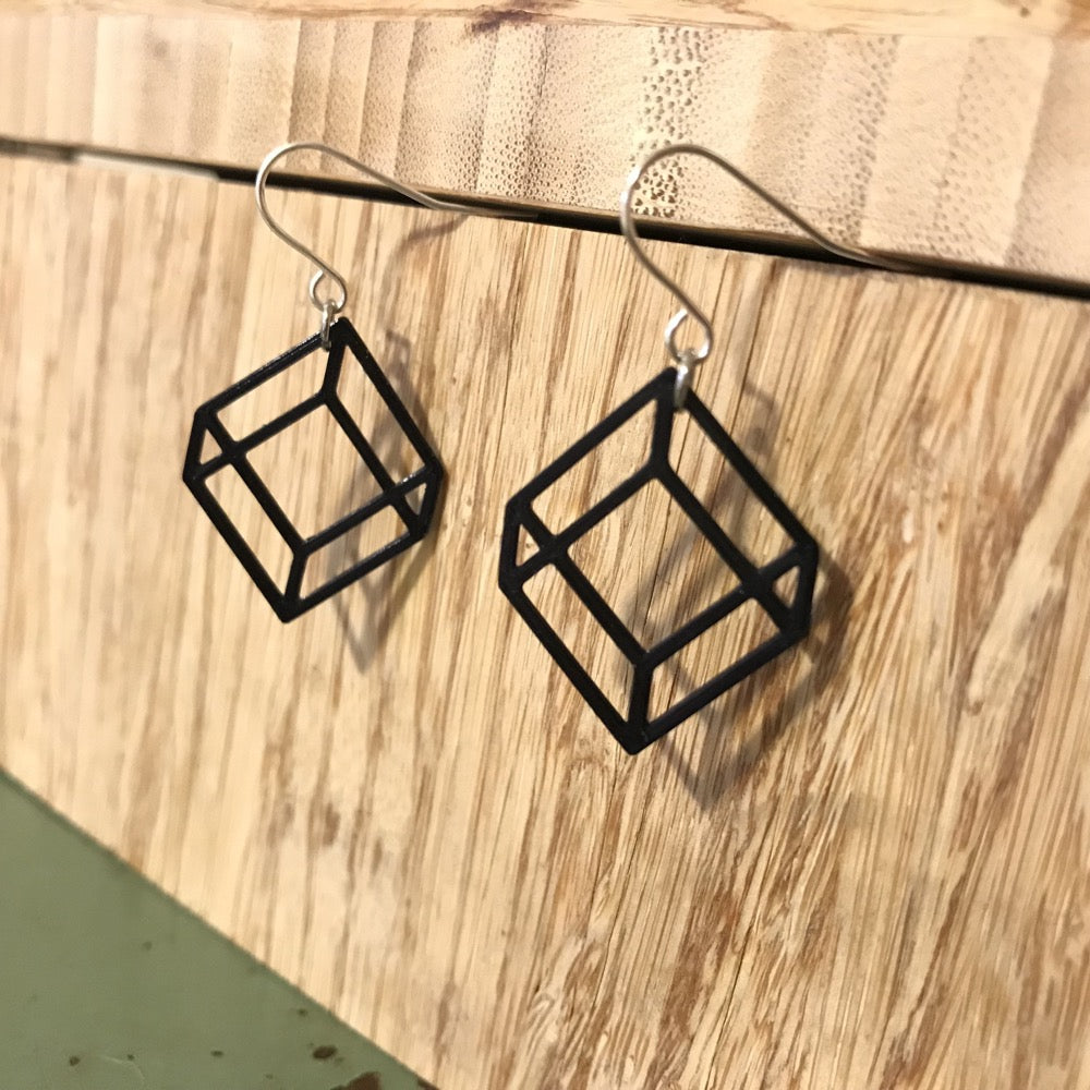 Think Outside 3D Printed Earrings