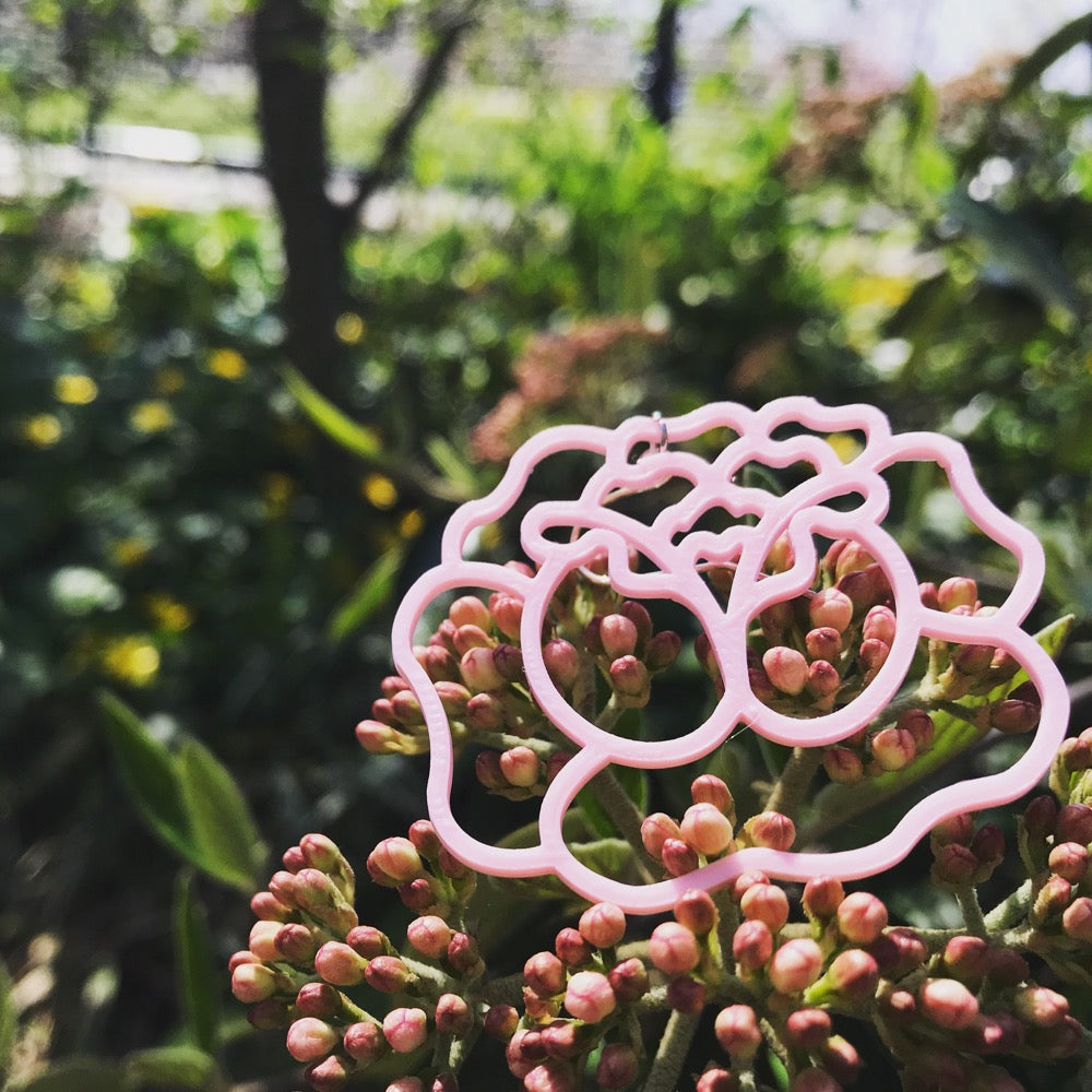Thorn To Be Wild 3D Printed Earrings