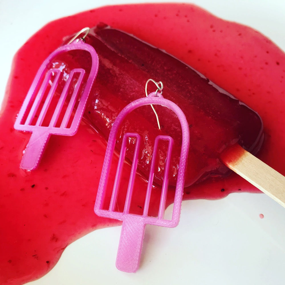 I'll Stop The World and Melt With You 3D Printed Earrings