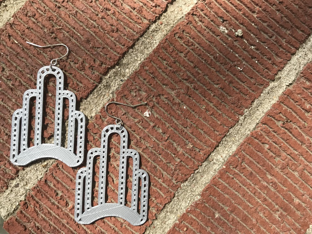 Sunnyside of Life 3D Printed Earrings
