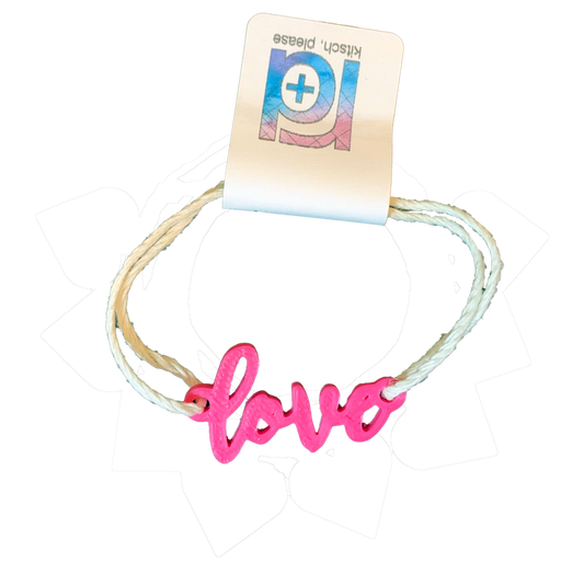 Love 3D Printed Bracelet