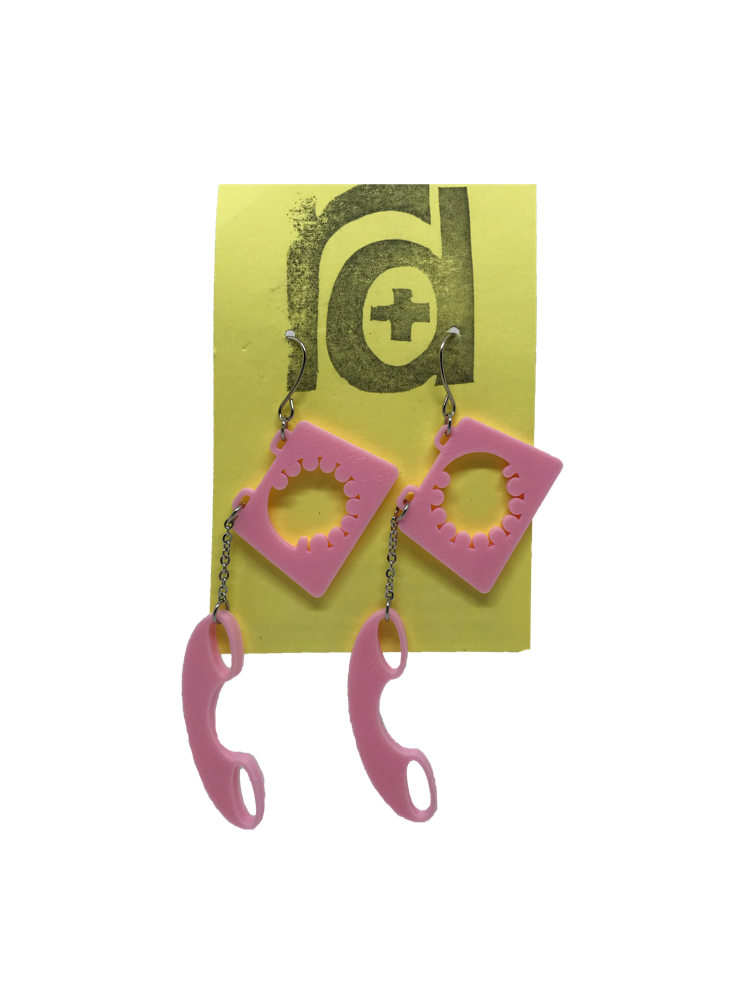 Off The Hook 3D Printed Earrings