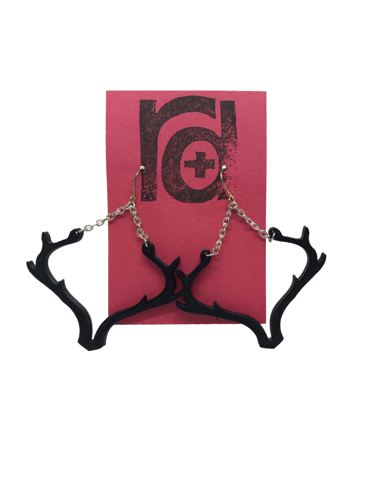 Oh Deer 3D Printed Earrings