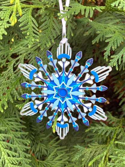 Can't Flake My Eyes Off Of You 3D Printed Ornament