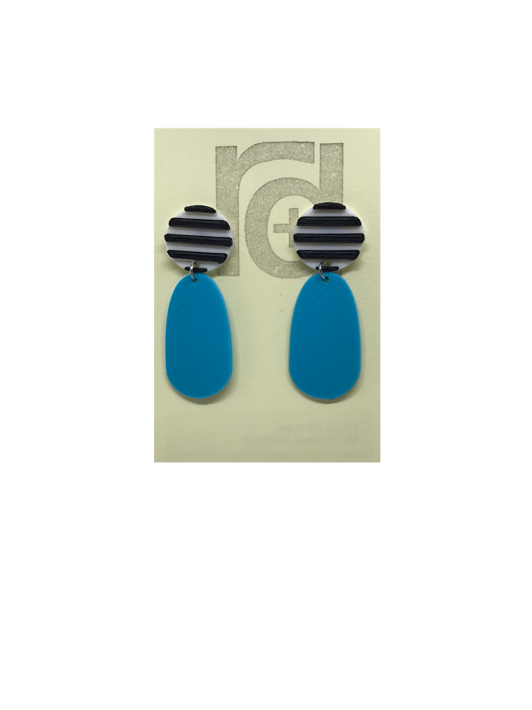 Yikes Stripes! 3D Printed Earrings