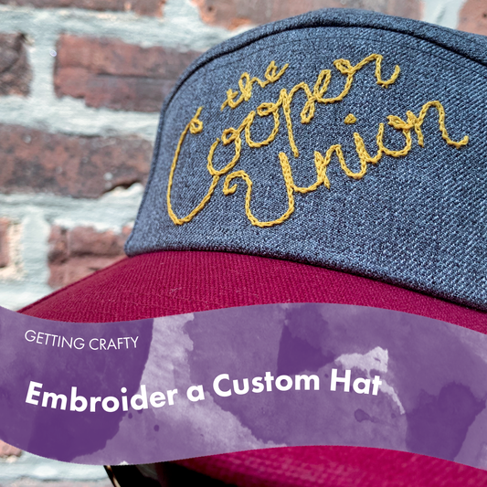 Embroider a Custom Hat