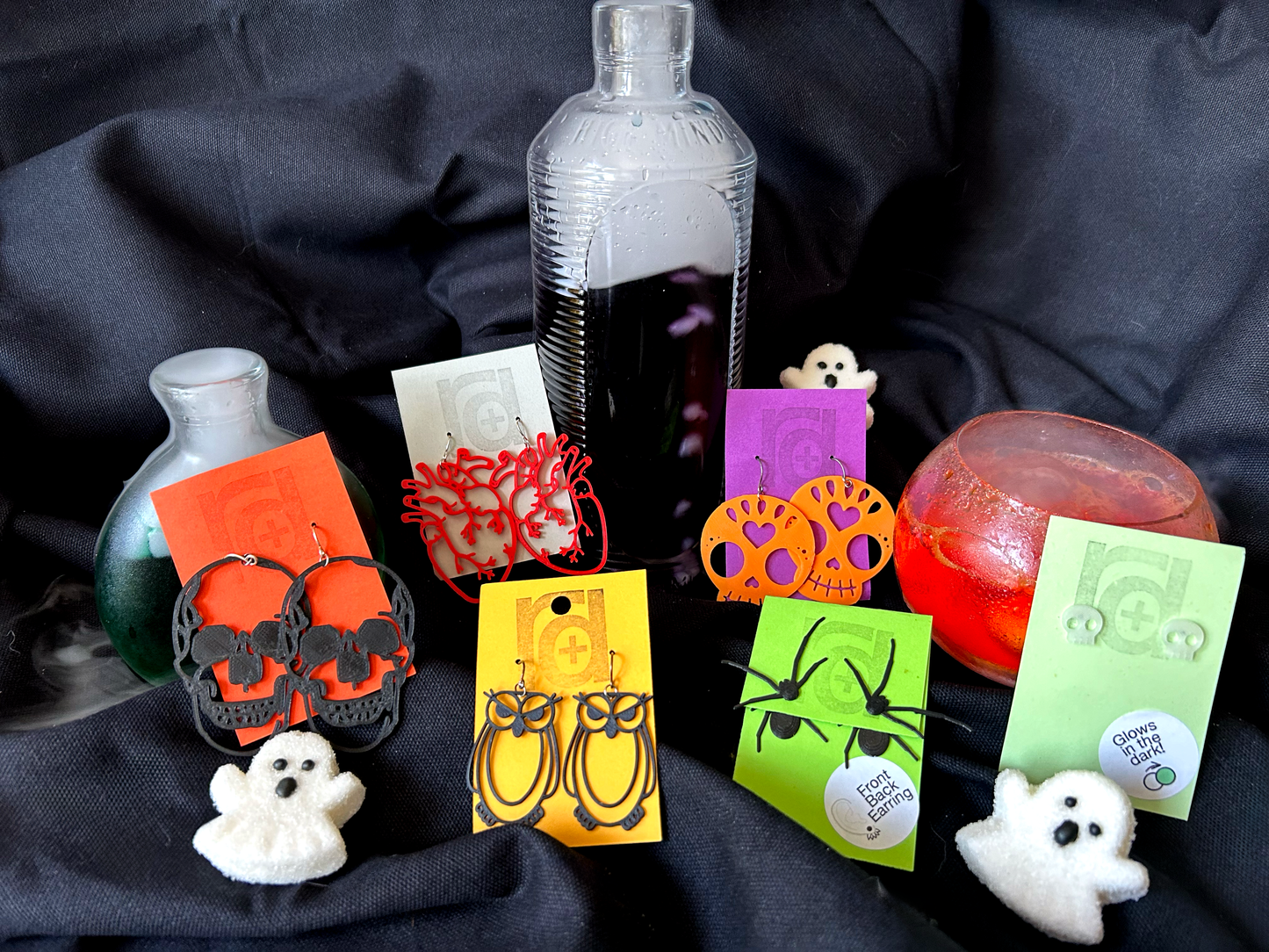 Lub Dub 3D Printed Earrings