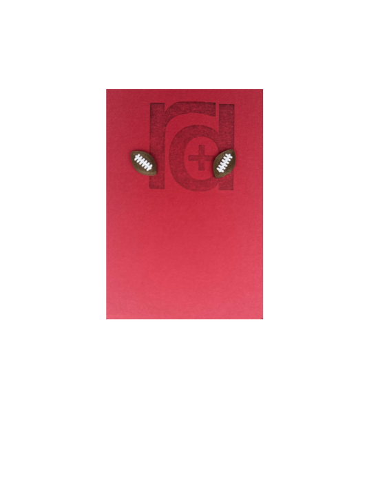 Field Goal Oriented 3D Printed Earrings