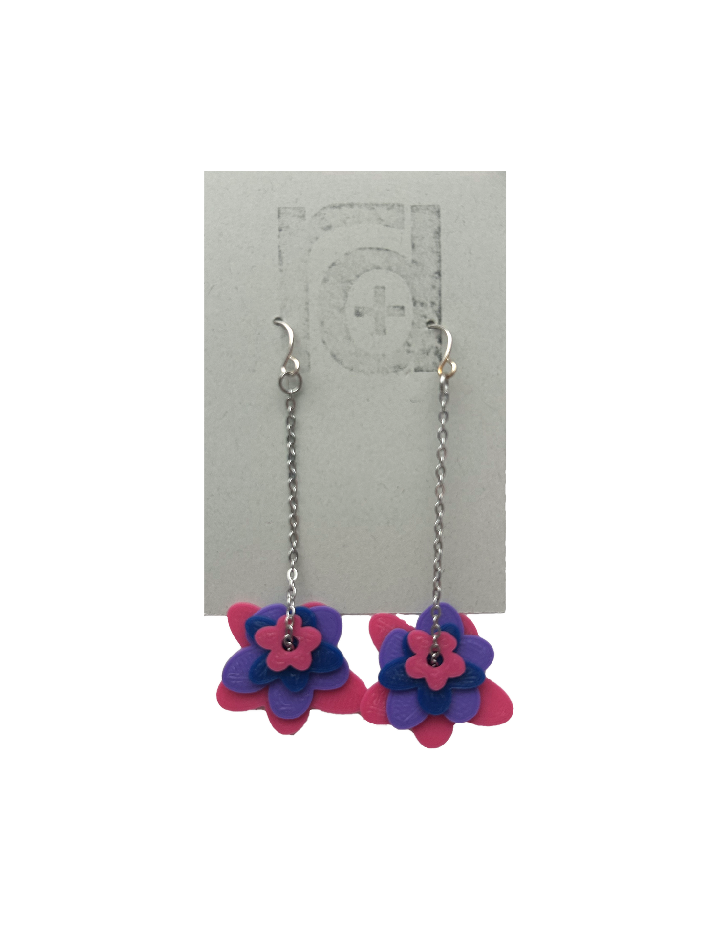 You Had Me At Hi-drangea 3D Printed Earrings