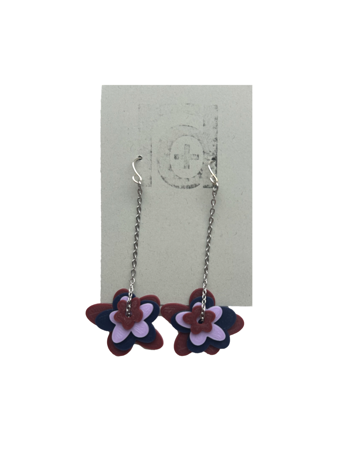 You Had Me At Hi-drangea 3D Printed Earrings