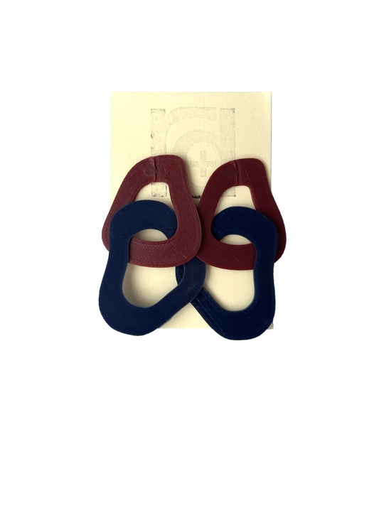 Link Up 3D Printed Earrings
