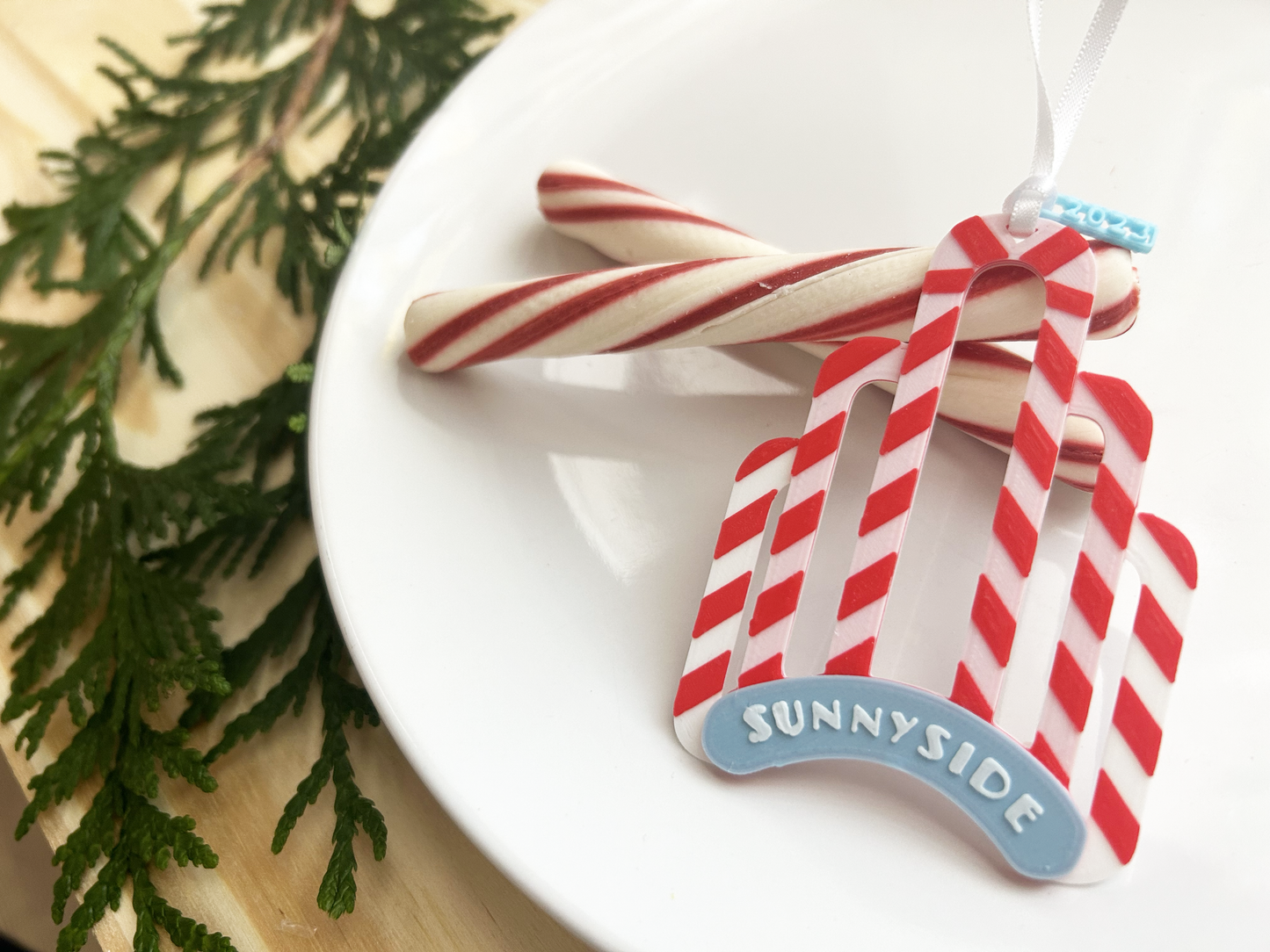 Mint to Be In Sunnyside 3D Printed Ornament