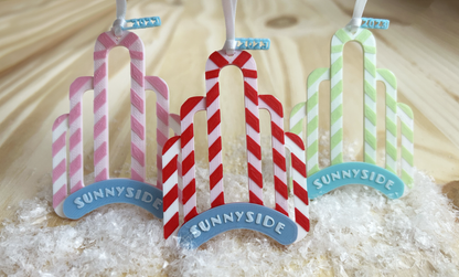 Mint to Be In Sunnyside 3D Printed Ornament