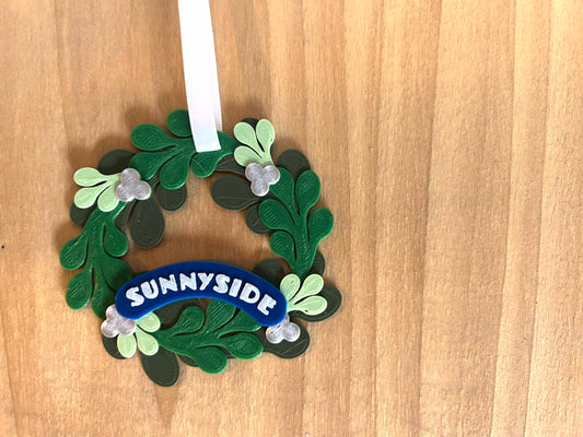 Ev-Wreath-ing's Better in Sunnyside Limited Edition 3D Printed Ornament