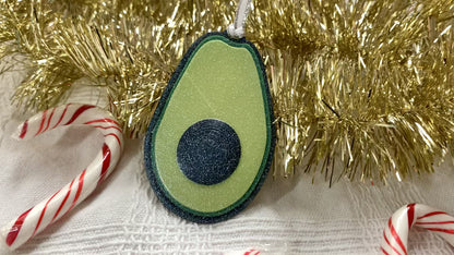 Guacin' Around the Christmas Tree 3D Printed Ornament