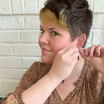 The Inside Hoop 3D Printed Earrings