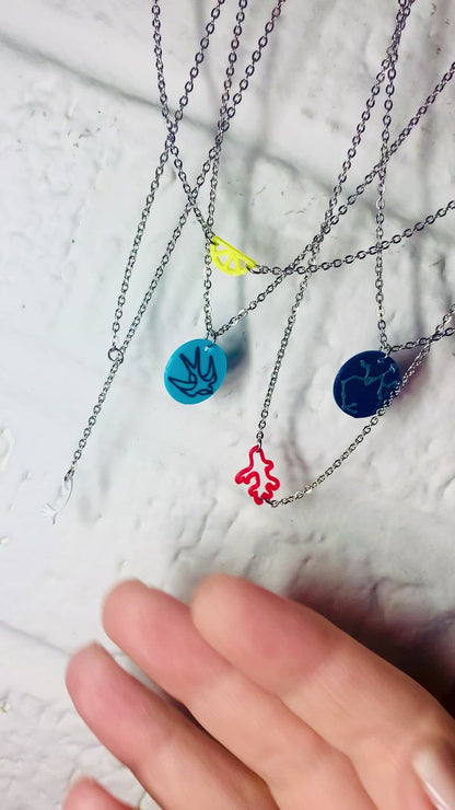 Knock Knock 3D Printed Necklace