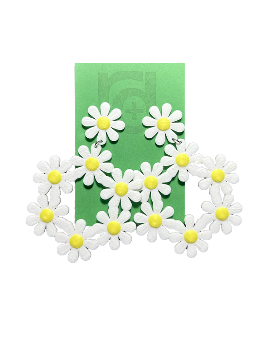 Daisy Me Rollin' 3D Printed Earrings