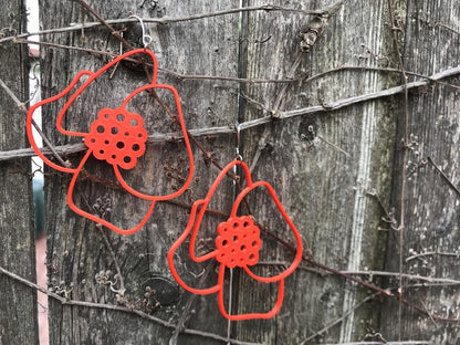 I Love It When You Call Me Big Poppy 3D Printed Earrings