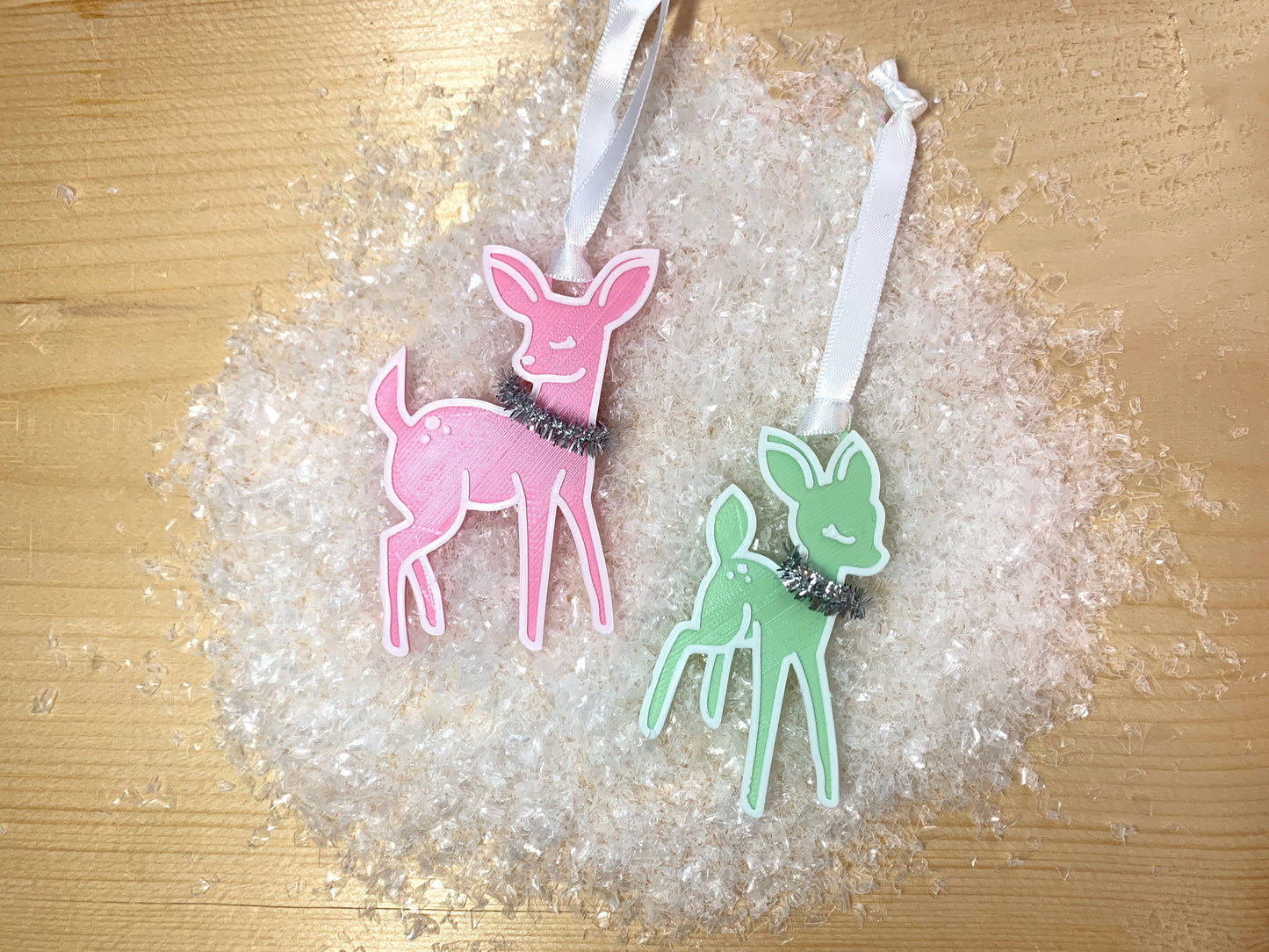 Near and Deer 3D Printed Ornament