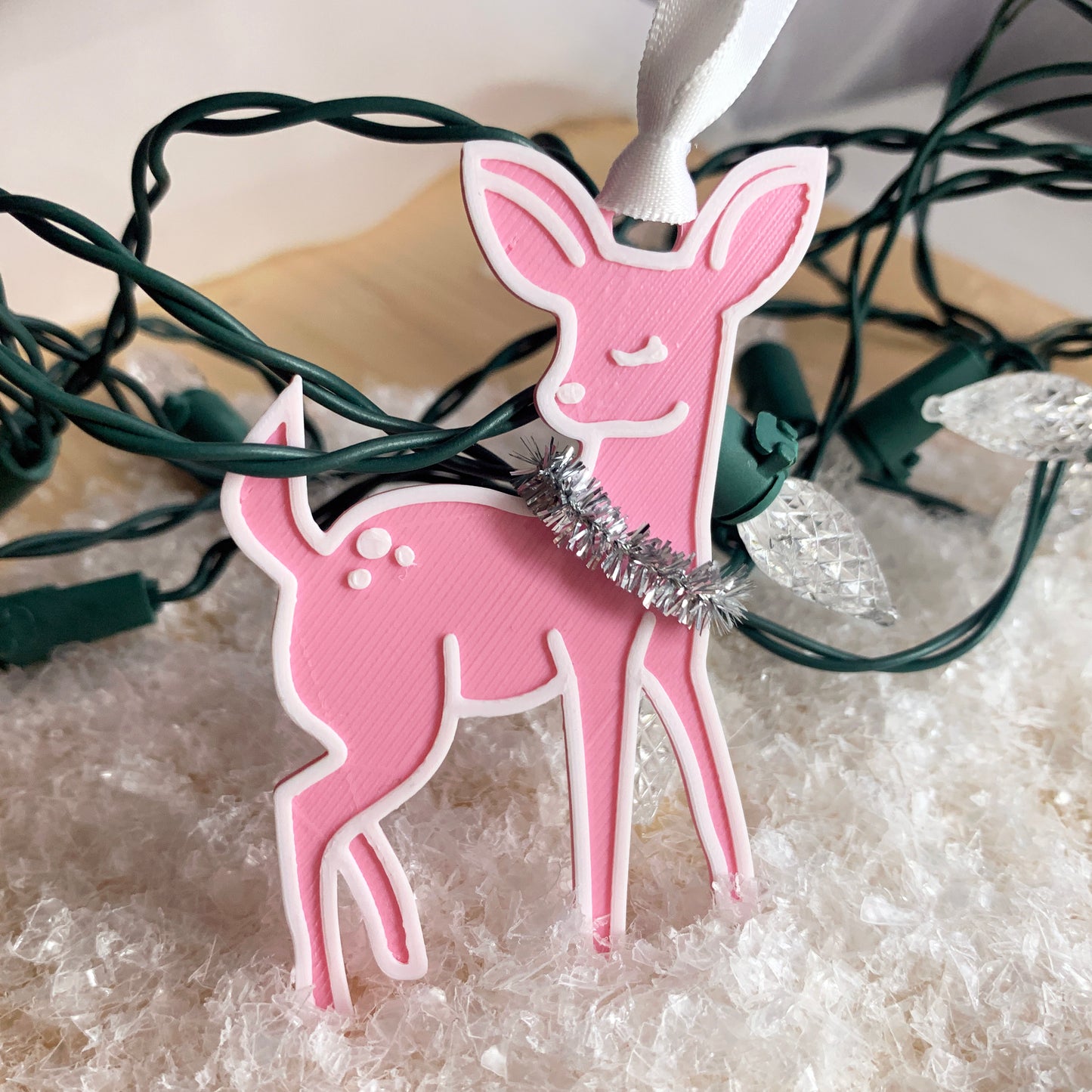 Near and Deer 3D Printed Ornament