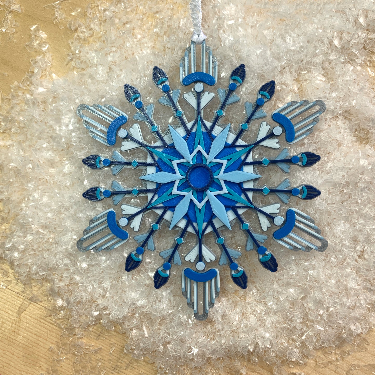 Can't Flake My Eyes Off Of You 3D Printed Ornament