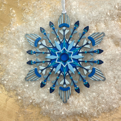 Can't Flake My Eyes Off Of You 3D Printed Ornament