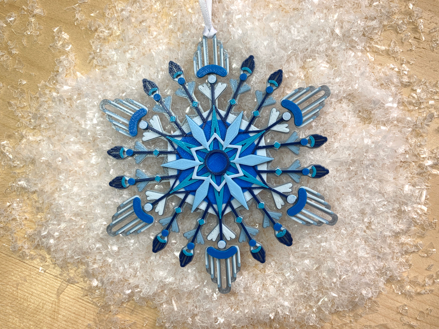 Can't Flake My Eyes Off Of You 3D Printed Ornament