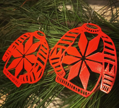 Ugly Sweater 3D Printed Earrings