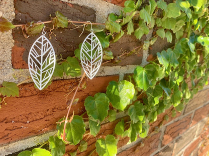 Unbe-leaf-able 3D Printed Earrings