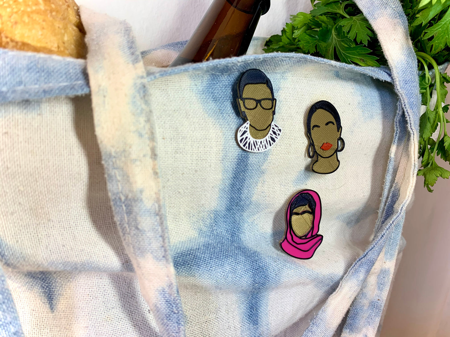 A Dissent Human Being 3D Printed Pin