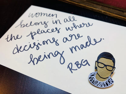 A Dissent Human Being 3D Printed Pin