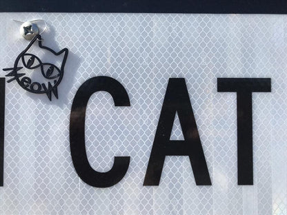 Me-ow! 3D Printed Earrings