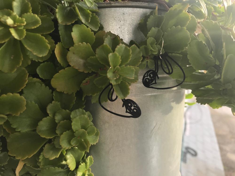 Slow Your Roll 3D Printed Earrings